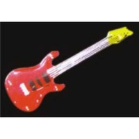 Custom guitar shape flash lapel pin with flashing light.... from ASI 36988...