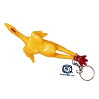 Key holder with miniature chicken replica, 6" x 2" x 1/2".... from ASI 52710...