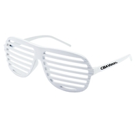 White slotted sunglasses.... from ASI 52710 Lincoln Line / Essef - Lincoln Line