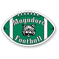 Car magnet 30 mil - football. Digital four color process print;... from ASI...
