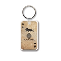 Key tag - rectangle w/rc - full color. Flexible. Durable, digital... from ASI...