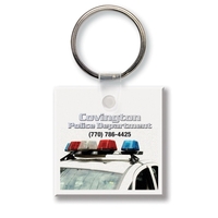 Key tag - small square - full color. Flexible. Durable, digital... from ASI...