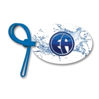 Bag & luggage tag - oval - full color. Brilliant digital... from ASI 80210...