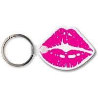 Key tag - lips - spot color. Flexible; 17 product colors;... from ASI 80210...