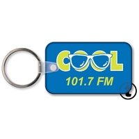 Key tag - rectangle - spot color. Flexible; 17 product colors;... from ASI...