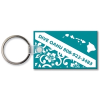 Key tag - rectangle - spot color . Flexible; 17 product... from ASI 80210...