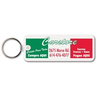 Key tag - rectangle - spot color. Flexible; 17 product colors;... from ASI...