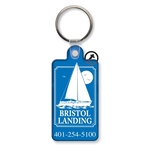 KeyTag - Large Rectangle - Round Corners & Tab - Spot Color