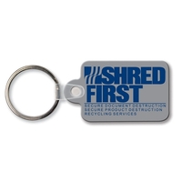 Key Tag - Small Rectangle w/RC & Tab - Spot Color