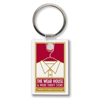 Key tag - small rectangle - spot color. Flexible; 17 product... from ASI...