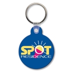 Key Tag - Round w/Tab - Spot Color