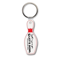 Key tag - bowling pin - spot color. Flexible; 17 product... from ASI 80210...