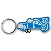 Key tag - tow truck - spot color. Flexible; 17 product... from ASI 80210...