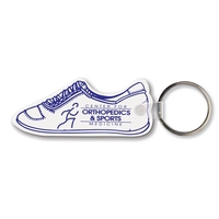 Key tag - running shoe - spot color. Flexible; 17 product... from ASI 80210...
