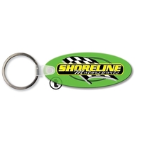 Key tag - small oval. Flexible; 17 product colors; spot color... from ASI...