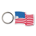 Key Tag - Flag - Spot Color