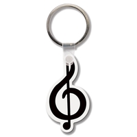 Key tag - treble clef - spot color. Flexible; 17 product... from ASI 80210...