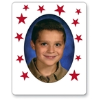 Magnet 30 Mil - Oval Center Picture Frame - Full Color