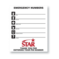 Magnet 20 mil - rectangle. Digital four color process print; size... from ASI...