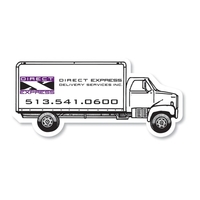 Magnet - delivery truck - full color. Digital four color process... from ASI...