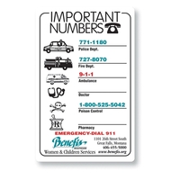 Magnet 20 mil - rectangle w/rc. Digital four color process print;... from ASI...