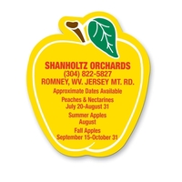 Magnet - apple - full color. Digital four color process print;... from ASI...