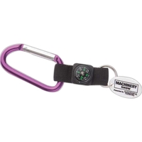 Compass carabiner key holder with 2 1/8" x 15/16" web-strap and... from ASI...