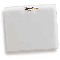 Single pocket badge holder opens from the top and includes a... from ASI...