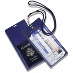 Airline Security Credential Holder With Lanyard