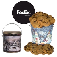 One gallon tin with handle filled with cookies. A cookie... from ASI 31516 ZZ...