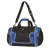 21" x 12" x 13" jumbo duffel with zippered closure, assorted... from ASI...