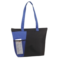 18" x 13.5" x 5.5" tote with zipper closure, handles and... from ASI 37980...
