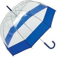 All-Weather (TM) - 42" clear and navy dome umbrella. Blank.... from ASI 81133...
