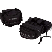 Diamond Plate (TM) - 3-piece LIVE TO RIDE heavy-duty polyester motorcycle......