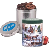 A combination of mini dark and milk chocolate pretzels in a... from ASI 44900...