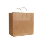 Natural Kraft Shopping Bag (13" x 7" x 12.5")