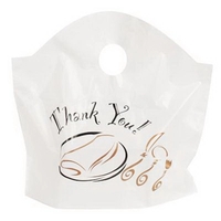 Ultimate carryout food bag with its heavy-weight and wide bottom gusset.......