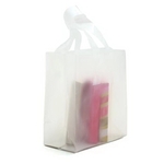 Frosty Clear Soft Loop Shoppers Bag