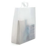 Frosty Clear Soft Loop Shoppers Bag