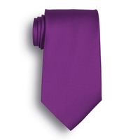 Violet solid color men's tie - choose from 25 in stock... from ASI 98085...
