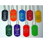 Dog Tag Necklace - Military Style