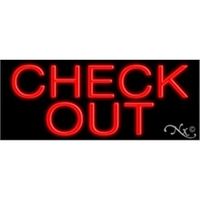 13" x 32" x 3" neon sign, suitable for indoor and... from ASI 30442 Above &...