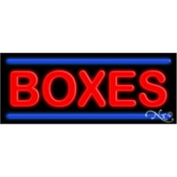 13" x 32" x 3" neon sign, mounted on an unbreakable... from ASI 30442 Above &...