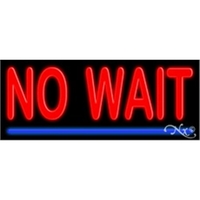 13" x 32" x 3" neon sign, mounted on an unbreakable... from ASI 30442 Above &...