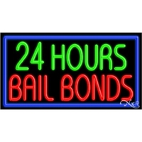 20" x 37" x 3" neon sign, mounted on an unbreakable... from ASI 30442 Above &...