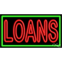 20" x 37" x 3" neon sign, mounted on an unbreakable... from ASI 30442 Above &...