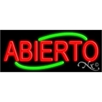 Abierto Economic Neon Sign