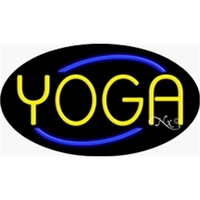 17" x 30" x 3" oval-shaped neon sign with flashing lights;... from ASI 30442...