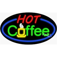 17" x 30" x 3" oval shaped, flashing neon sign; for... from ASI 30442 Above &...