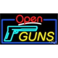 20" x 37" x 3" neon sign with open.... from ASI 30442 Above & Beyond...